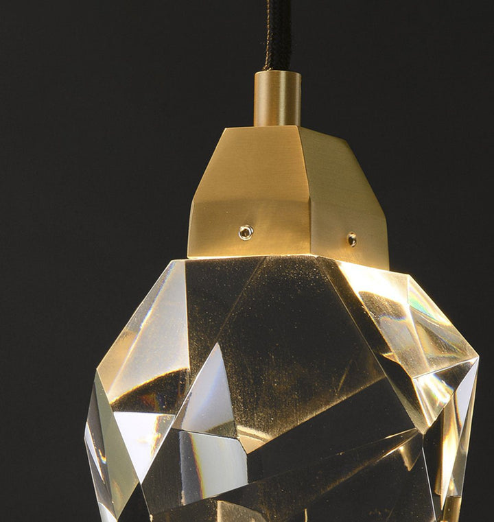 Luxe Prism Crystal Pendant Light