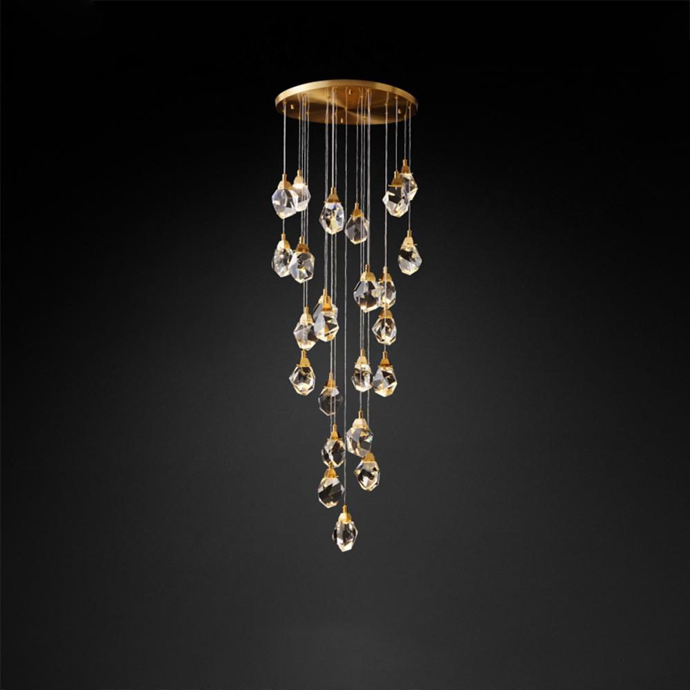 Luxe Prism Crystal Pendant Light