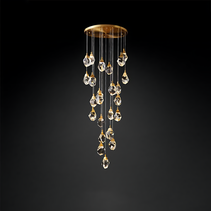 Luxe Prism Crystal Pendant Light