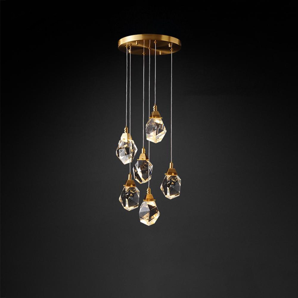 Luxe Prism Crystal Pendant Light