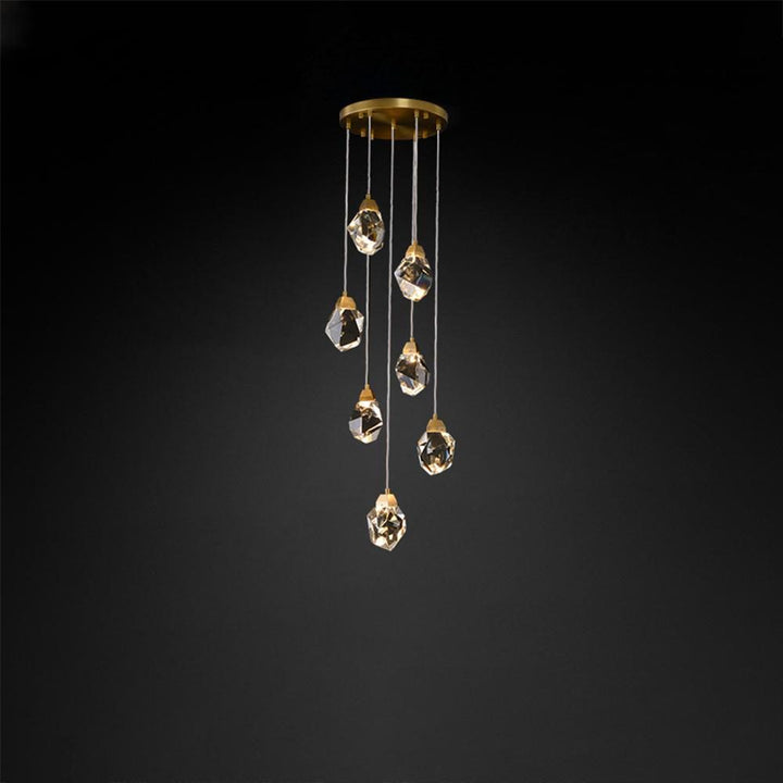 Luxe Prism Crystal Pendant Light