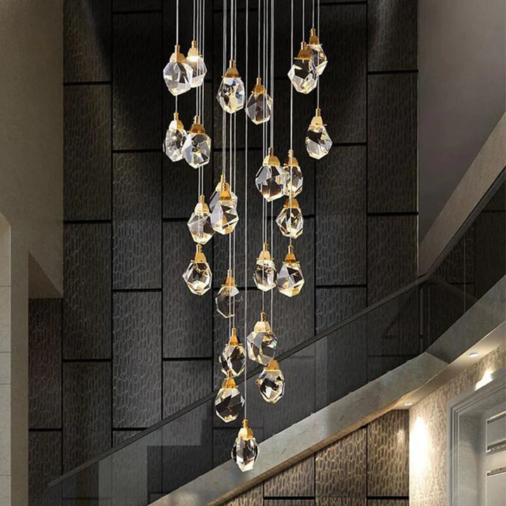 Luxe Prism Crystal Pendant Light