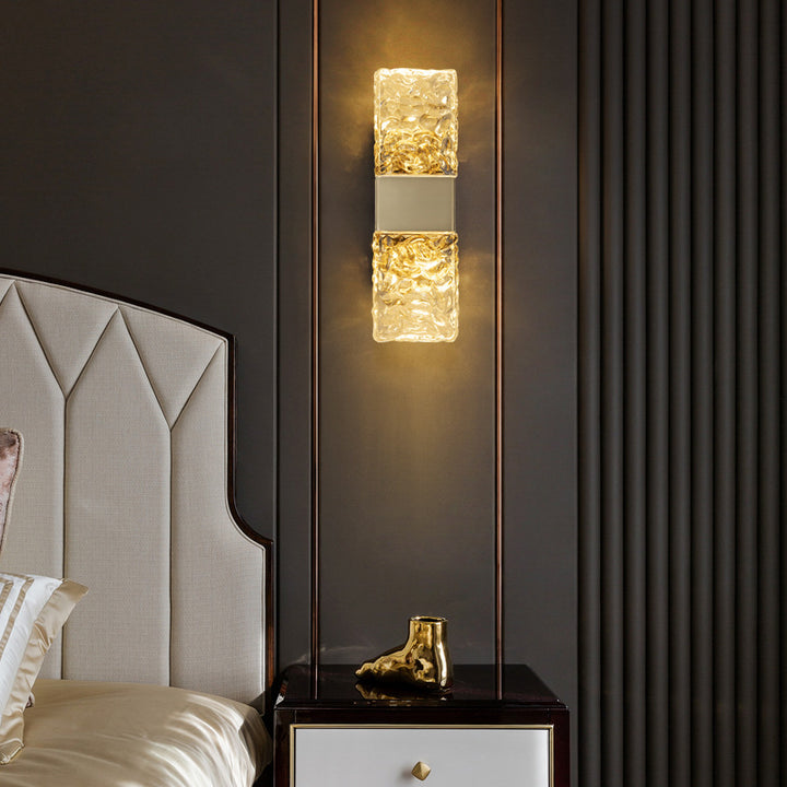 Luxury Crystal Wall Sconce in the livingroom