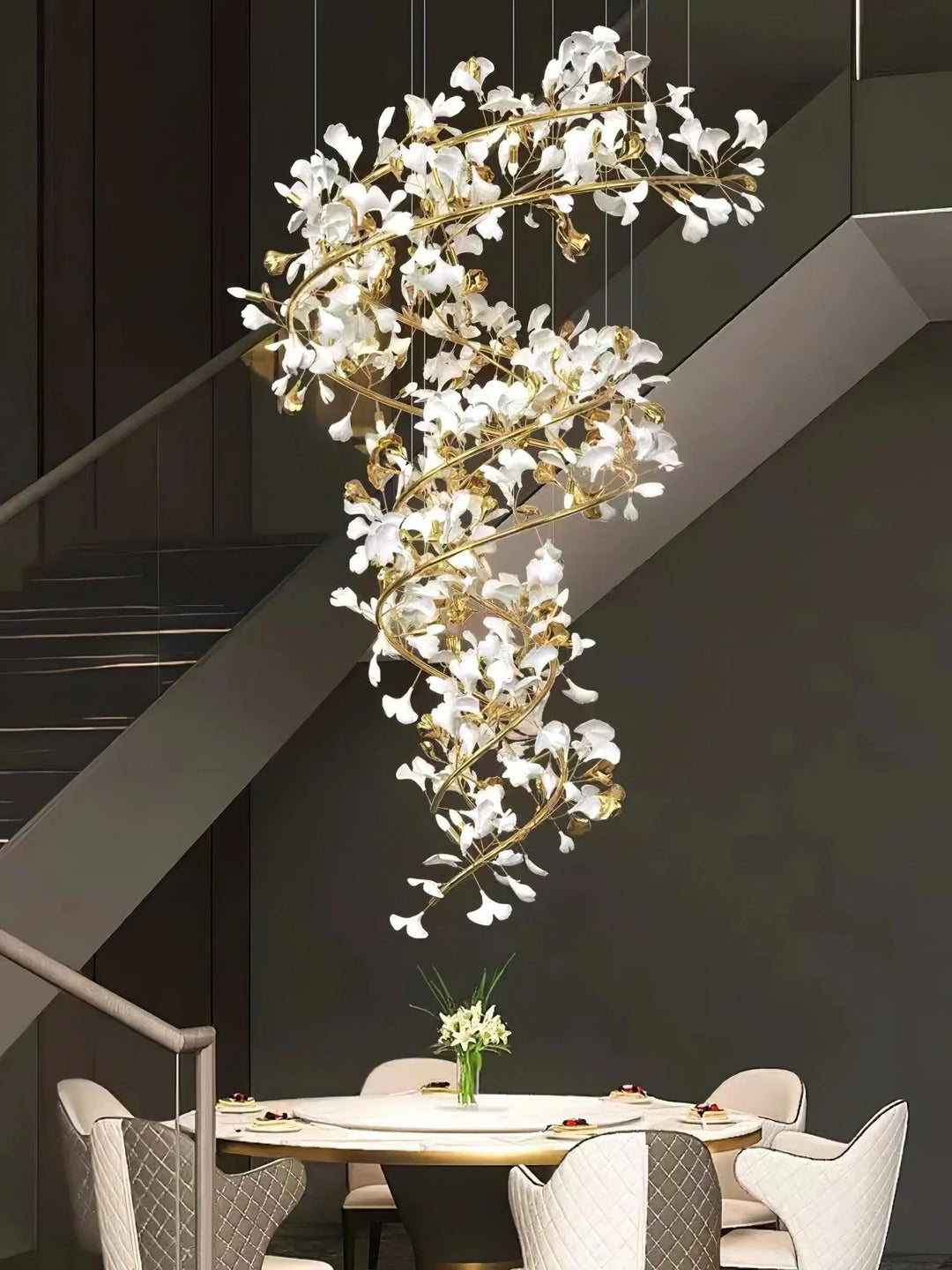 Luxury Gingko Chandelier 13