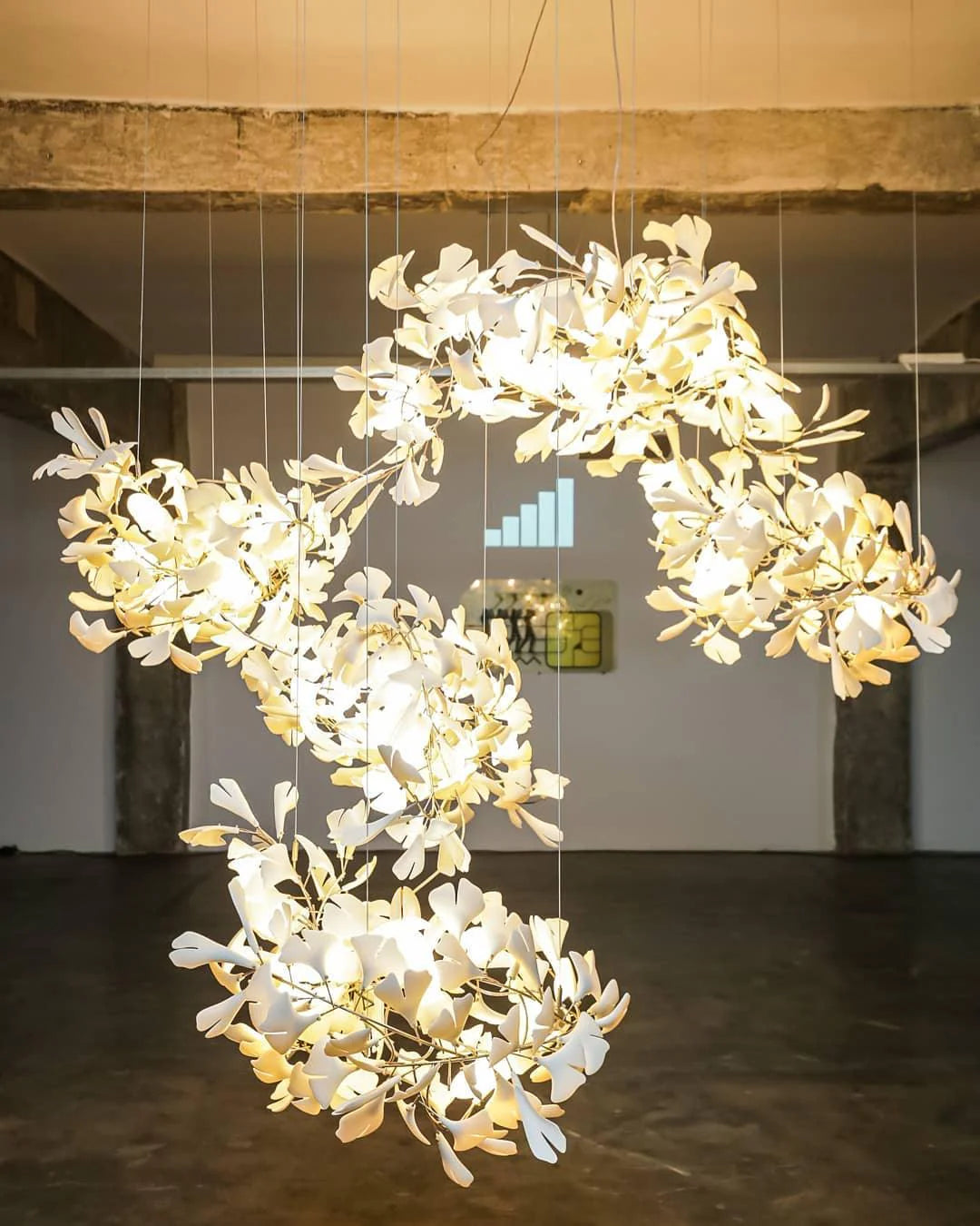 Luxury Gingko Chandelier 5