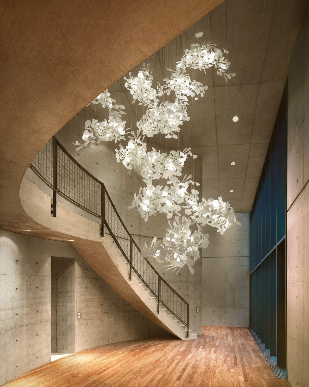 Luxury Gingko Chandelier 8