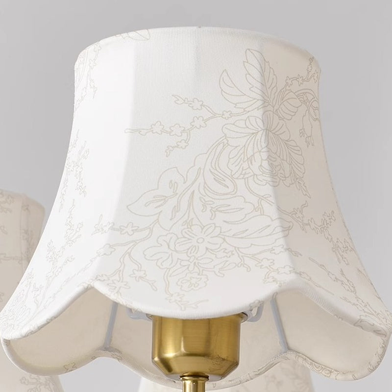 Luxury Orchid Fabric Chandelier 12