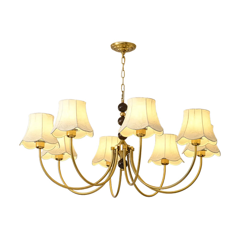 Luxury Orchid Fabric Chandelier 17