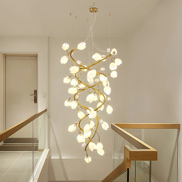 Lysandra_Flower_staircase_chandelier_9