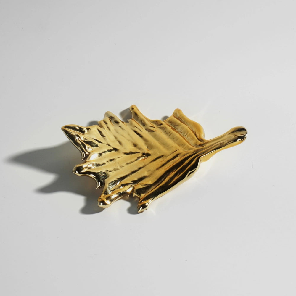 Maple Leaf Chandelier Bright Gold