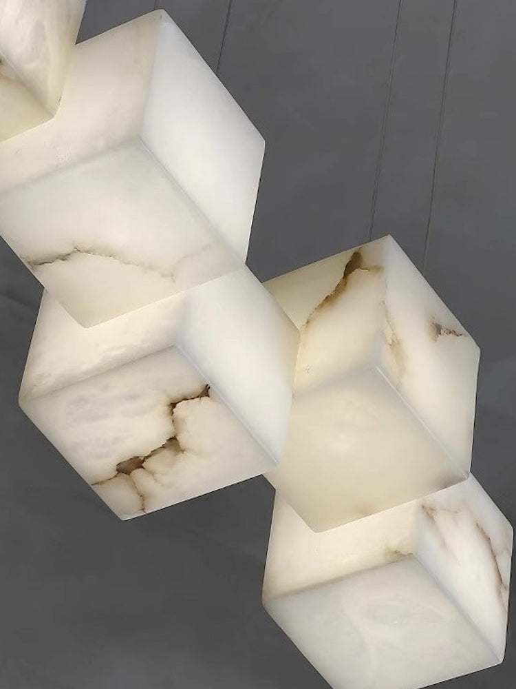 Marble Box Chandelier 1