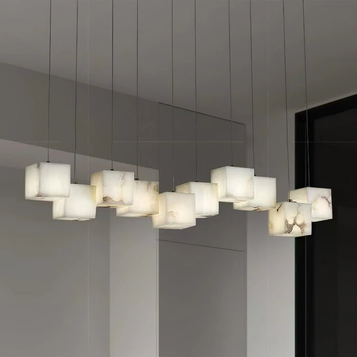 Marble Box Chandelier 8