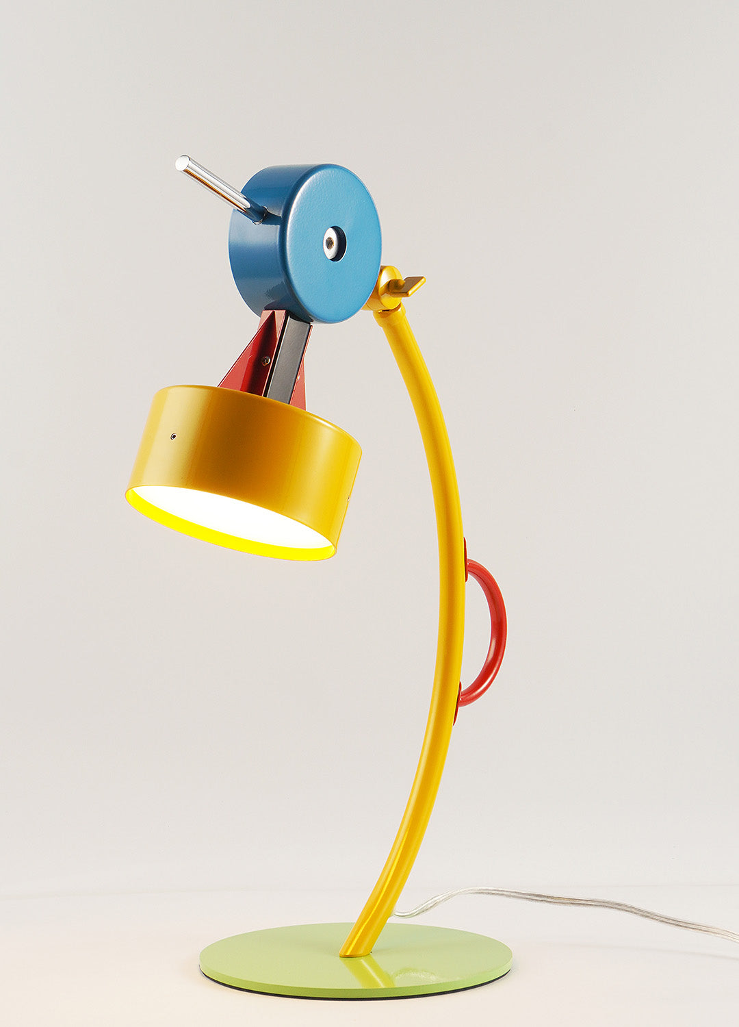 Lampe De Bureau Memphis Stijl Style Milan ,verre Moulé Art Nouveau 1970 A 80 Lampe De Bureau Memphis Stijl Style Milan ,verre Moulé Art Nouveau 1970 A 80