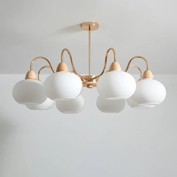 Metal Chestnut Chandelier 8