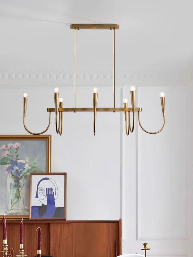 MidCenturySwoopArmChandelier 10