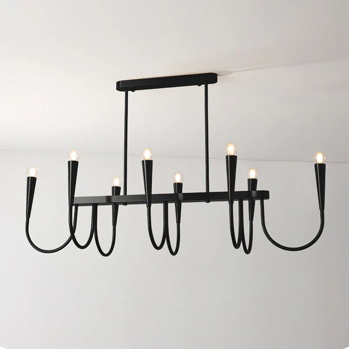 MidCenturySwoopArmChandelier 14