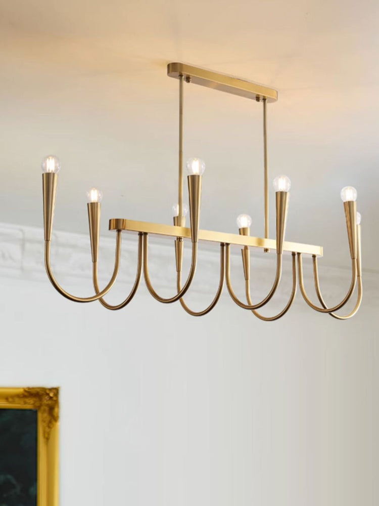 MidCenturySwoopArmChandelier 8