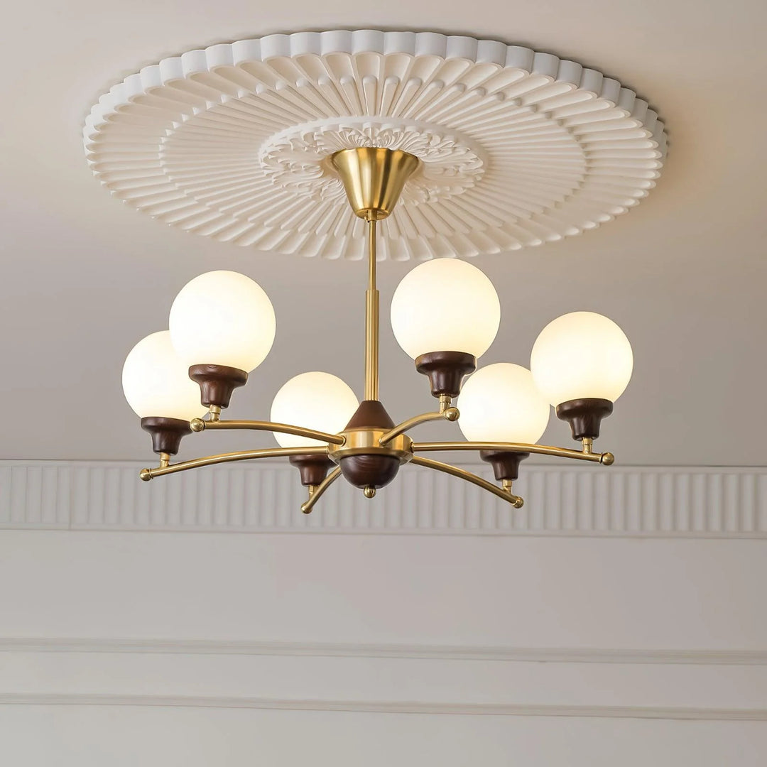 Mid Century Elegant Chandelier 13