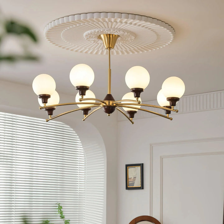 Mid Century Elegant Chandelier 14