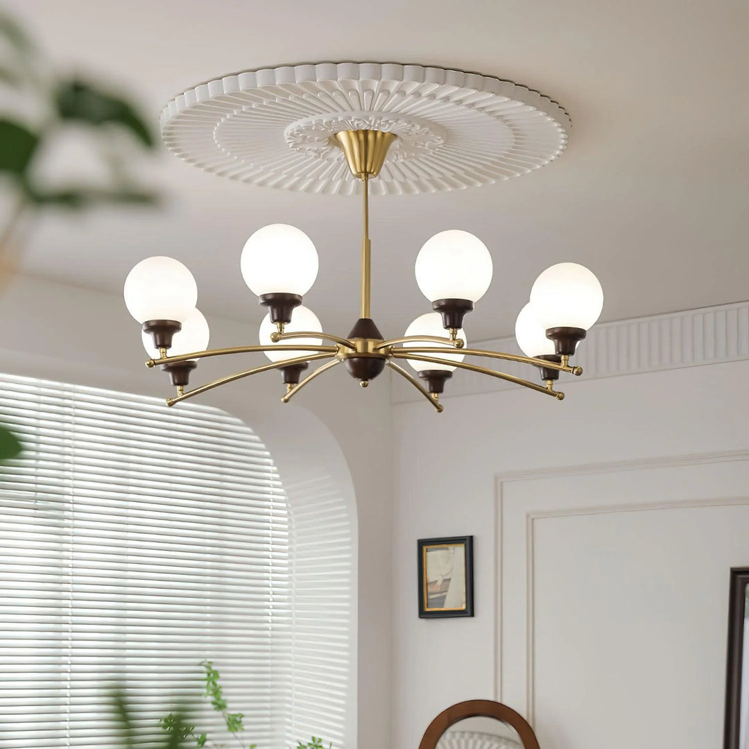 Mid Century Elegant Chandelier 15