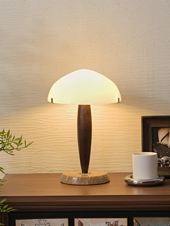 Milky Glass Table Lamp-12