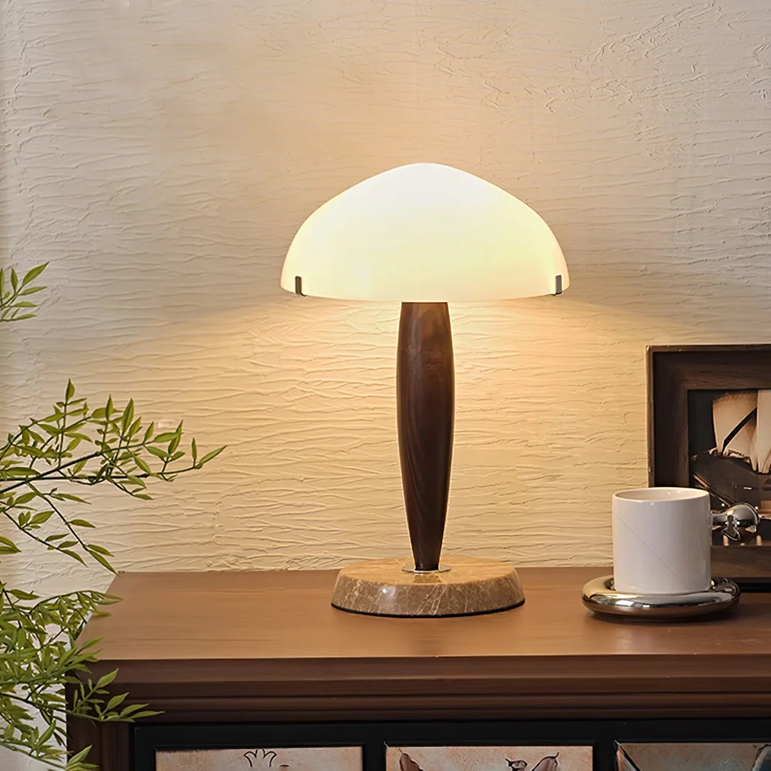 Milky Glass Table Lamp-35