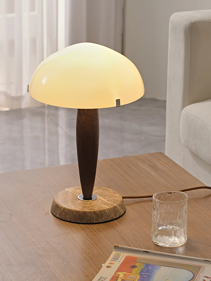 Milky Glass Table Lamp-5