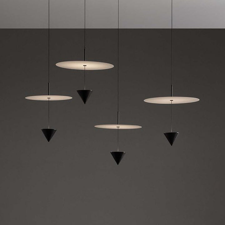 Minimalist Flying Saucer Chandelier 3