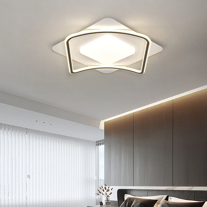 Minimalist Geometry Ceiling Light