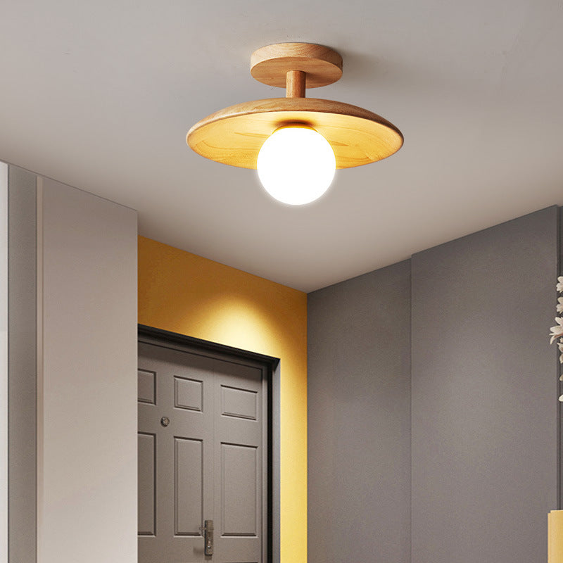 Minimalist Wood Ceiling Lamp A