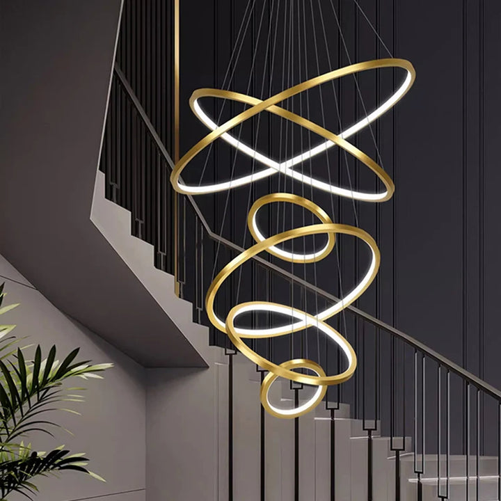 Modern LED Ring Chandelier