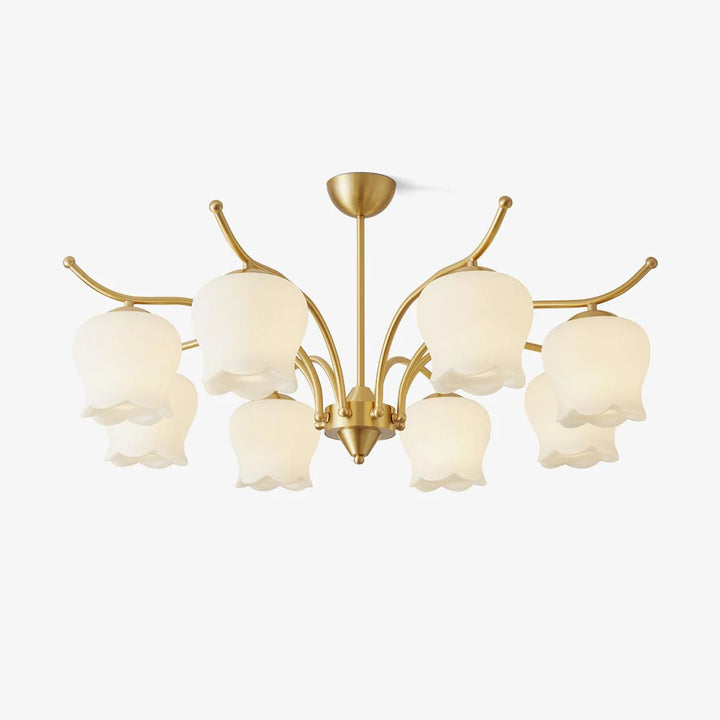 ModernTulip Brass Chandelier 18