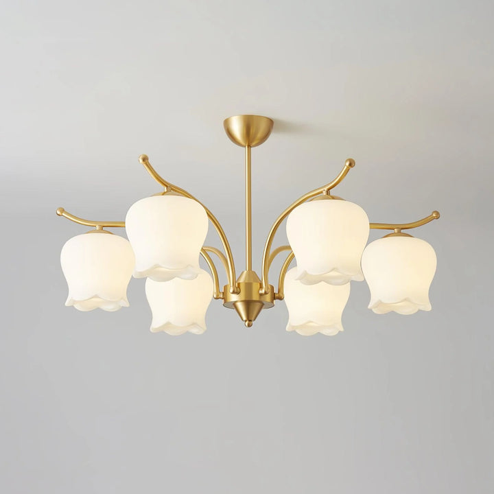 ModernTulip Brass Chandelier 20