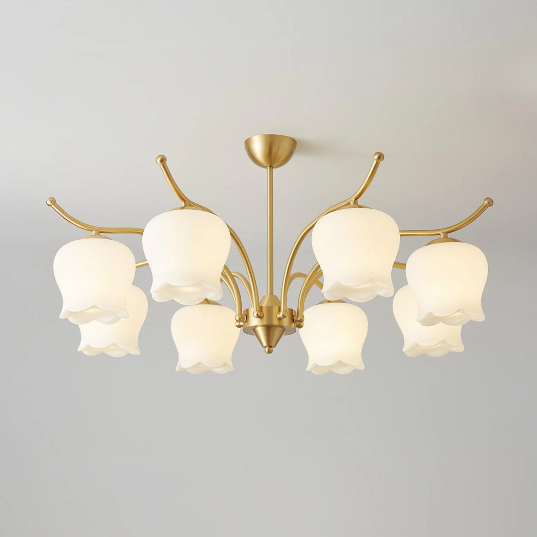 ModernTulip Brass Chandelier 21