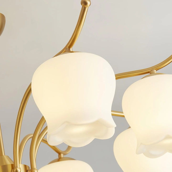 ModernTulip Brass Chandelier 6