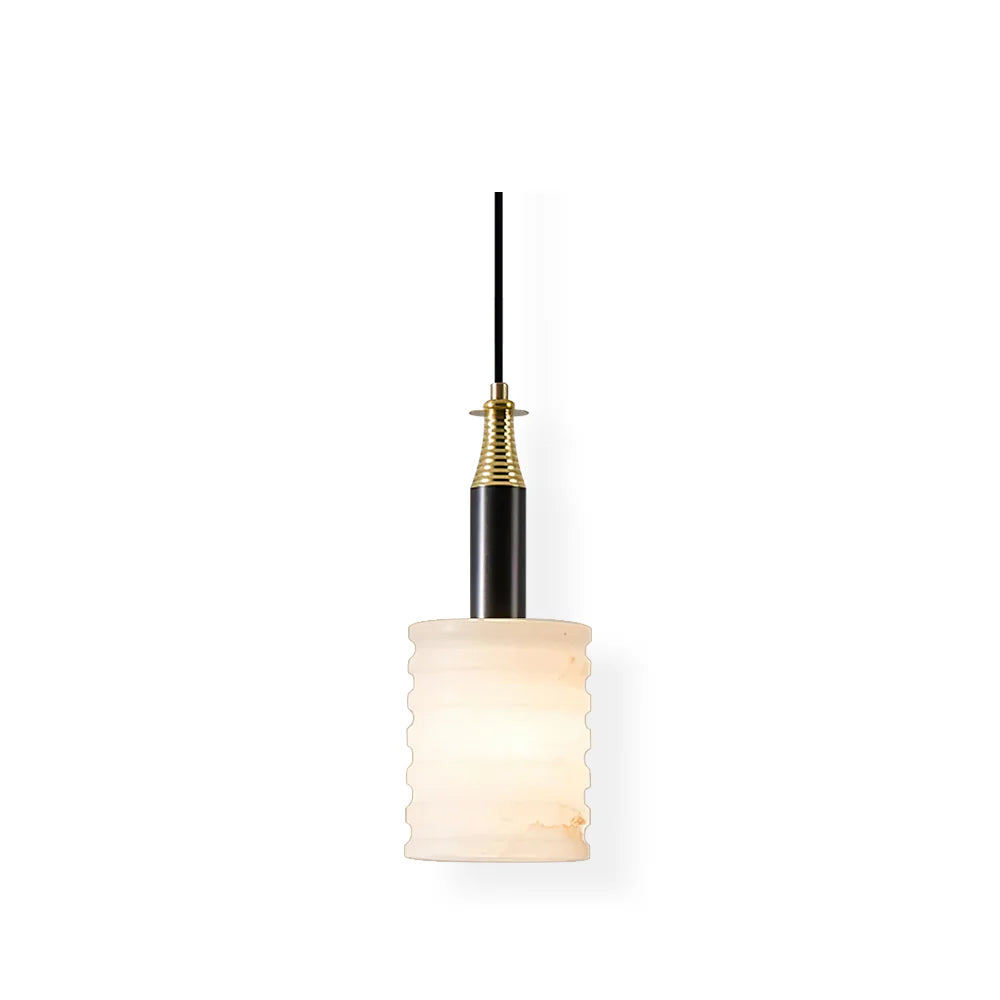 Moderne albasten hanglamp