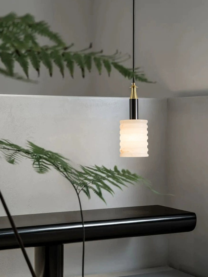 Moderne albasten hanglamp