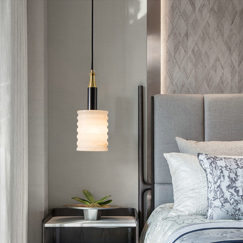 Moderne albasten hanglamp