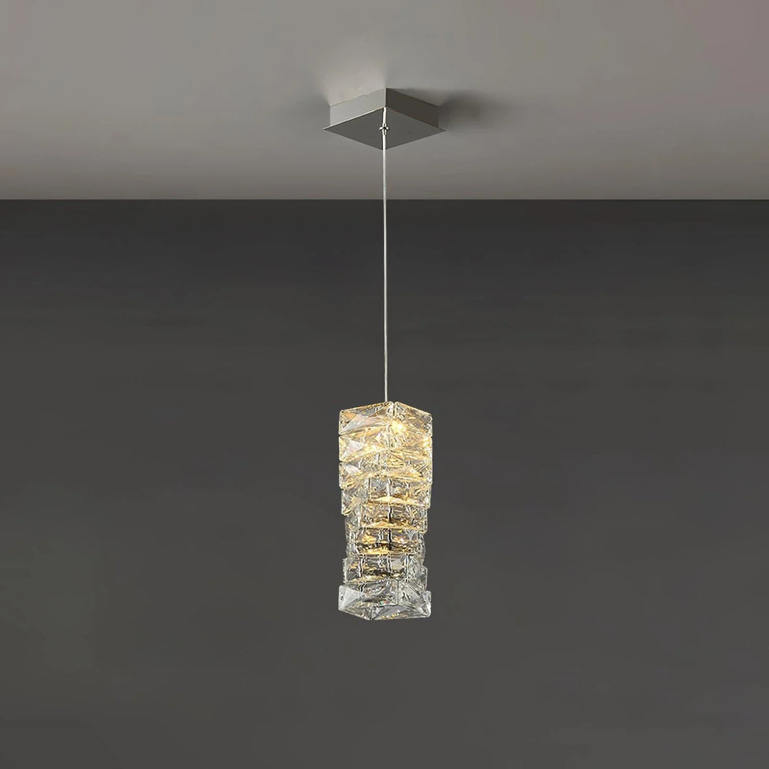 Modern Bacci Crystal Pendant Light