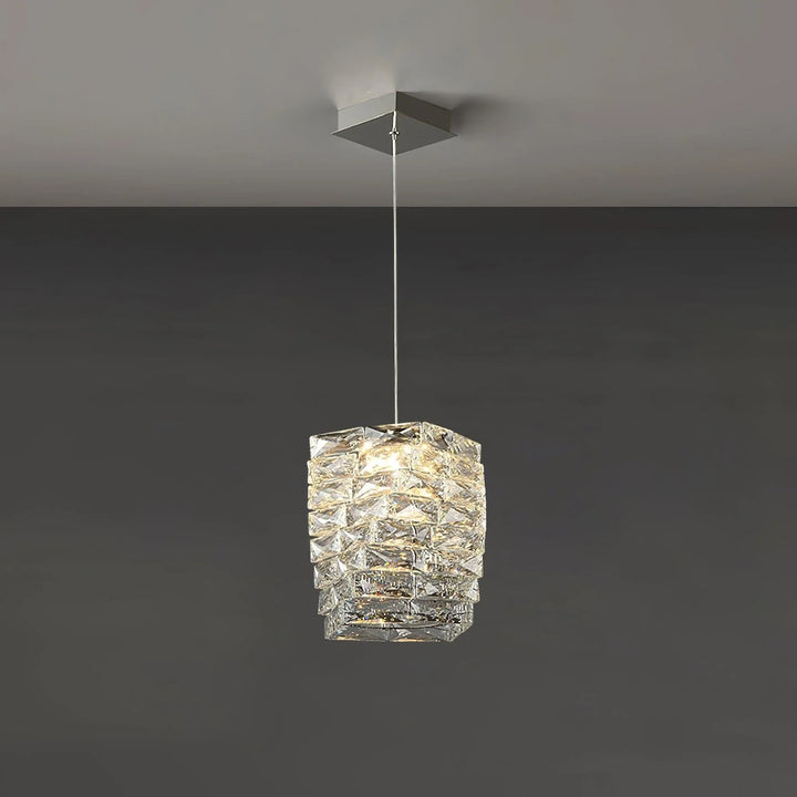 Modern Bacci Crystal Pendant Light