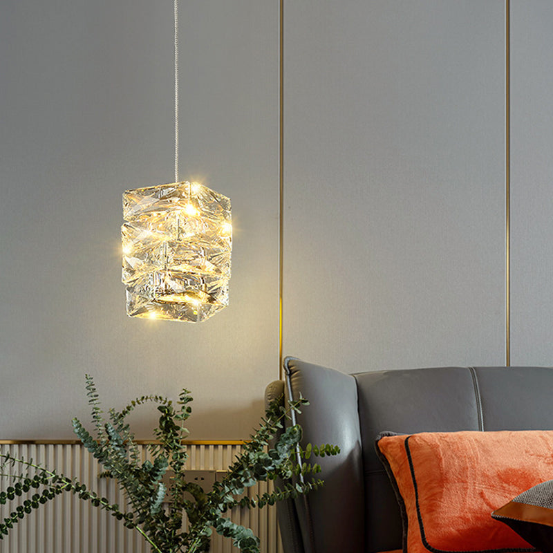 Modern Bacci Crystal Pendant Light 10
