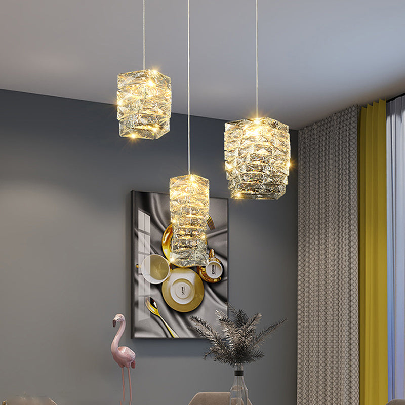 Modern Bacci Crystal Pendant Light