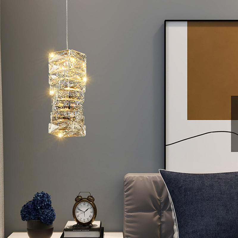 Modern Bacci Crystal Pendant Light