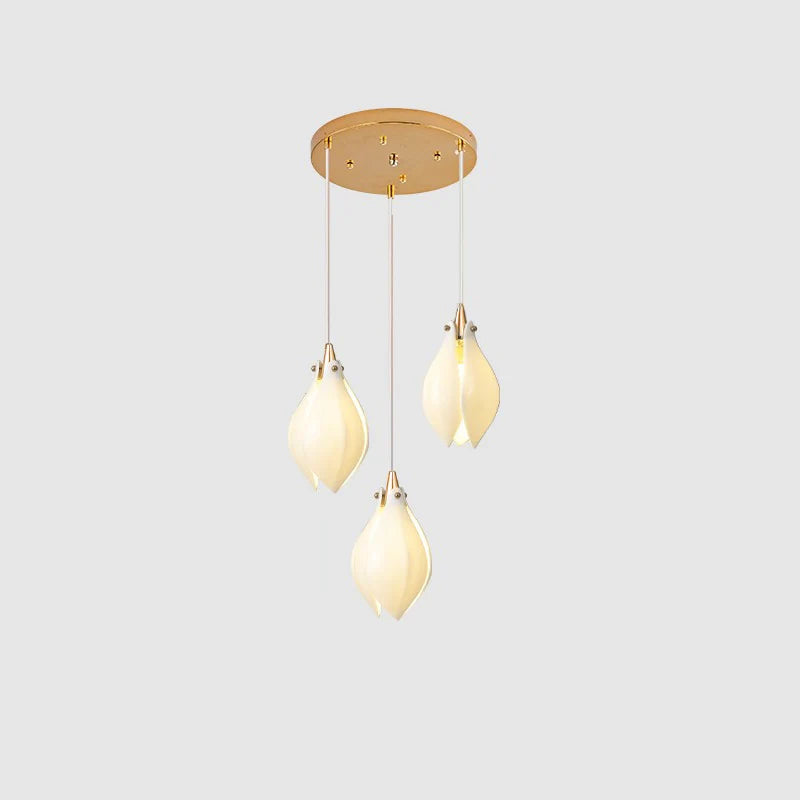 Modern Ceramic Flower Pendant Light 36