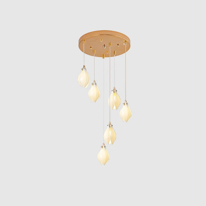 Modern Ceramic Flower Pendant Light 41