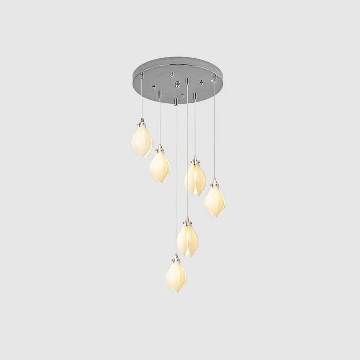 Modern Ceramic Flower Pendant Light 44