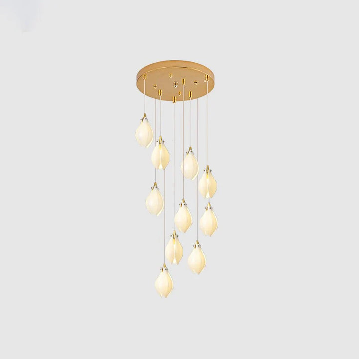 Modern Ceramic Flower Pendant Light 50