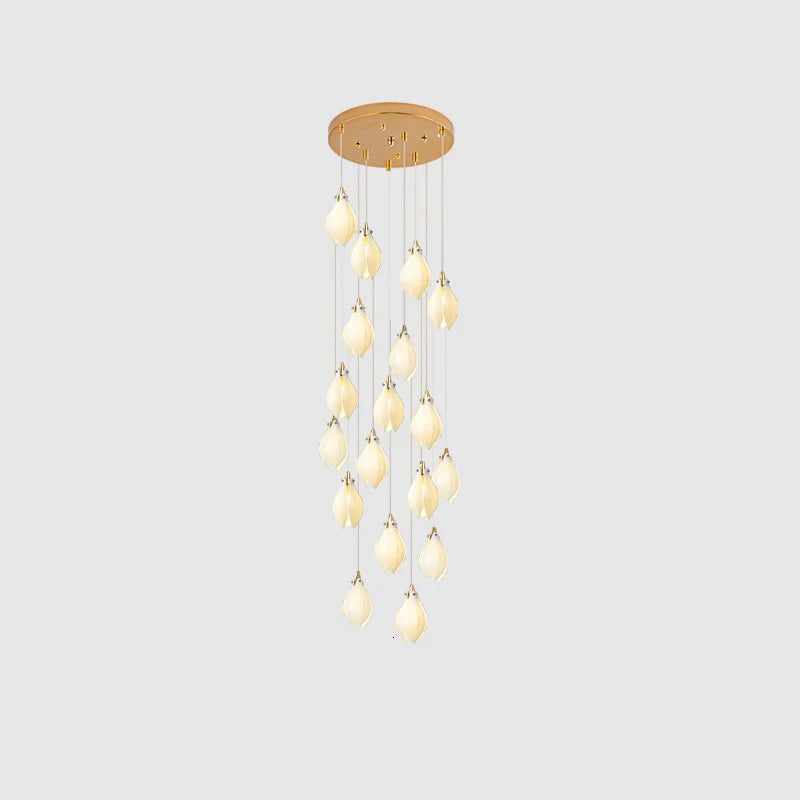 Modern Ceramic Flower Pendant Light 57