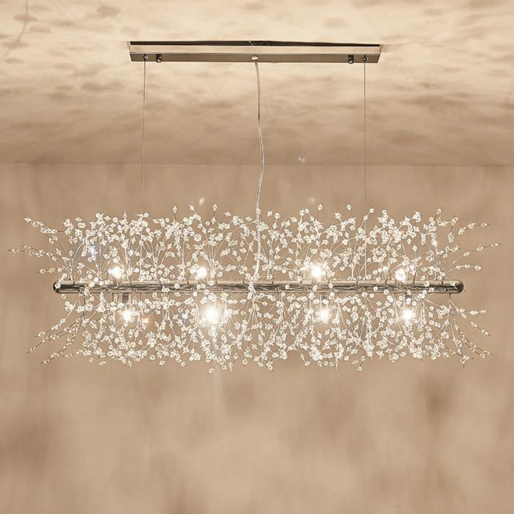 Modern Crystal Line Chandelier 13