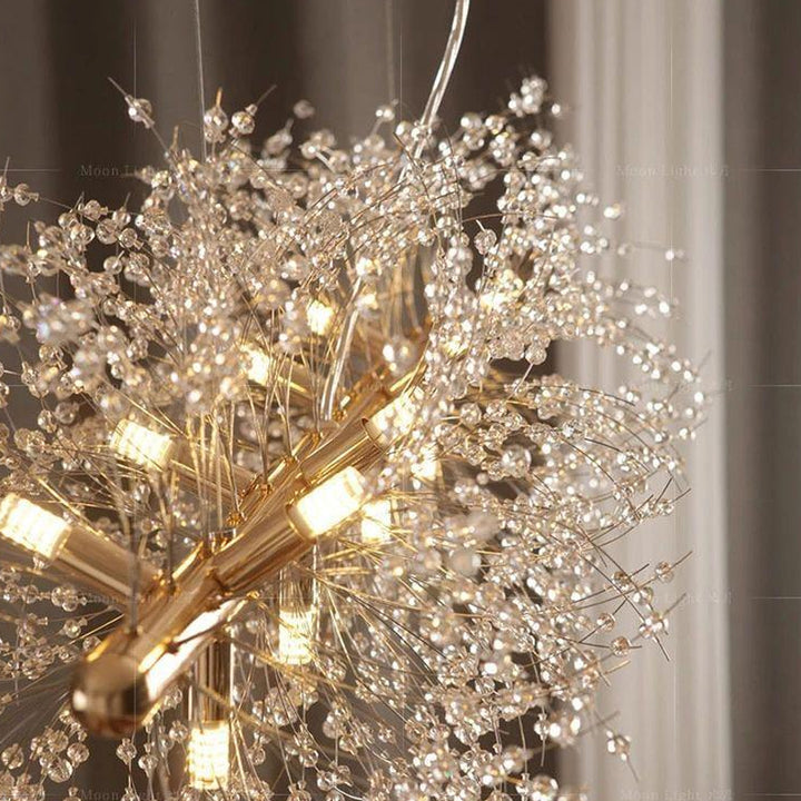 Modern Crystal Line Chandelier 4